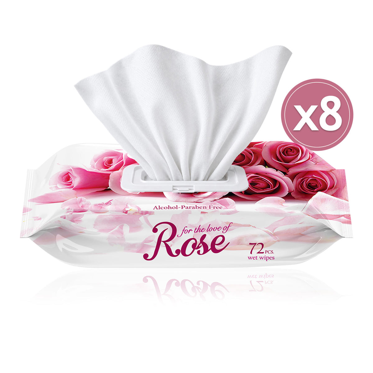 Giggles Islak Havlu Gül 576 Adet