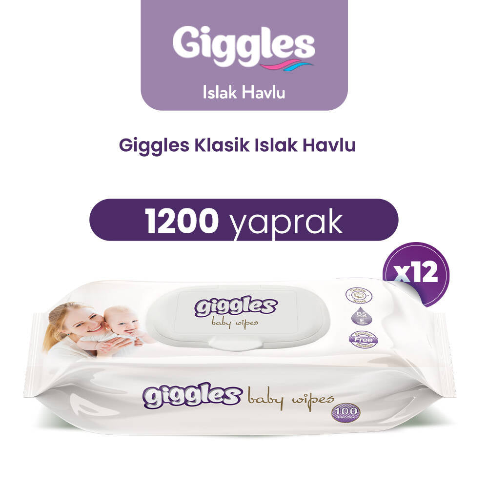 Giggles Islak Havlu Klasik 1200 Adet