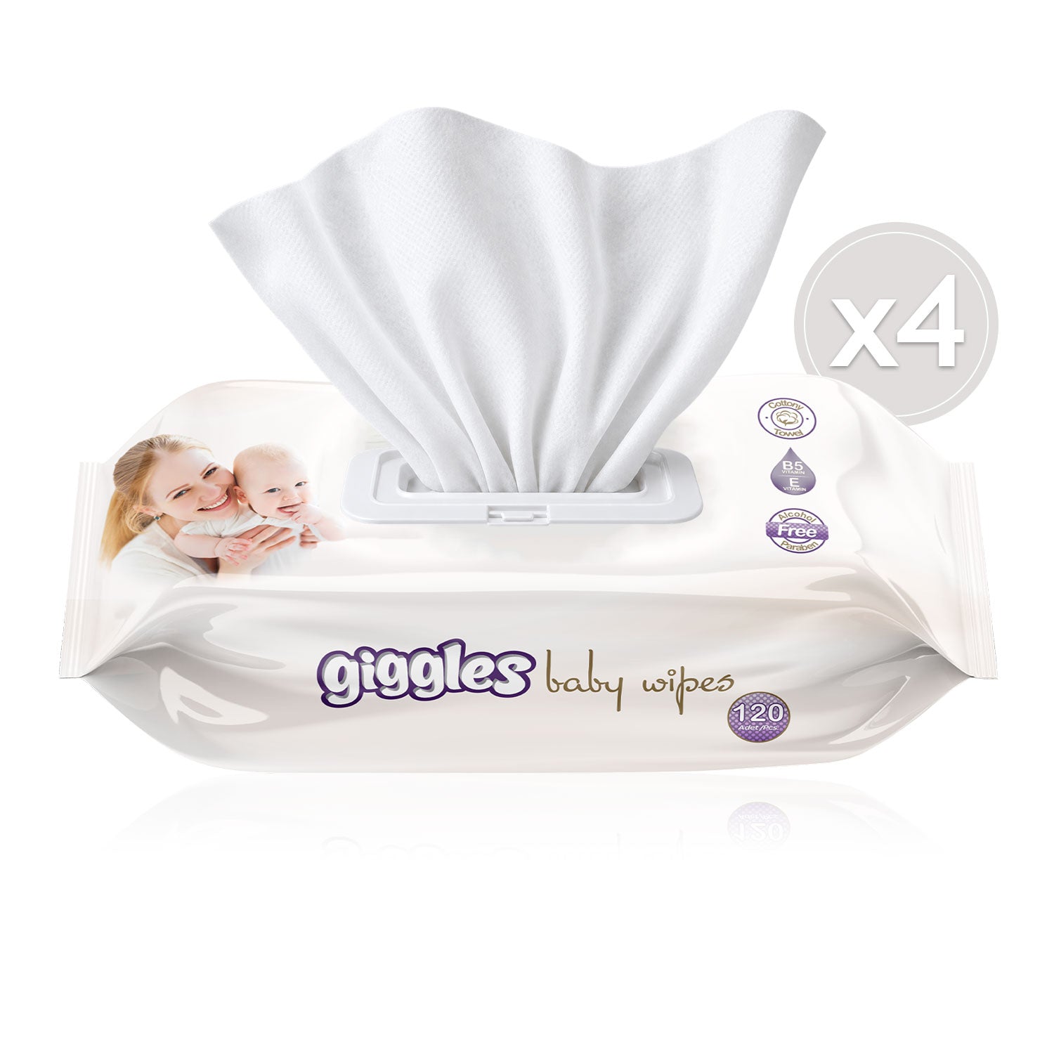 Giggles Islak Havlu Klasik 480 Adet