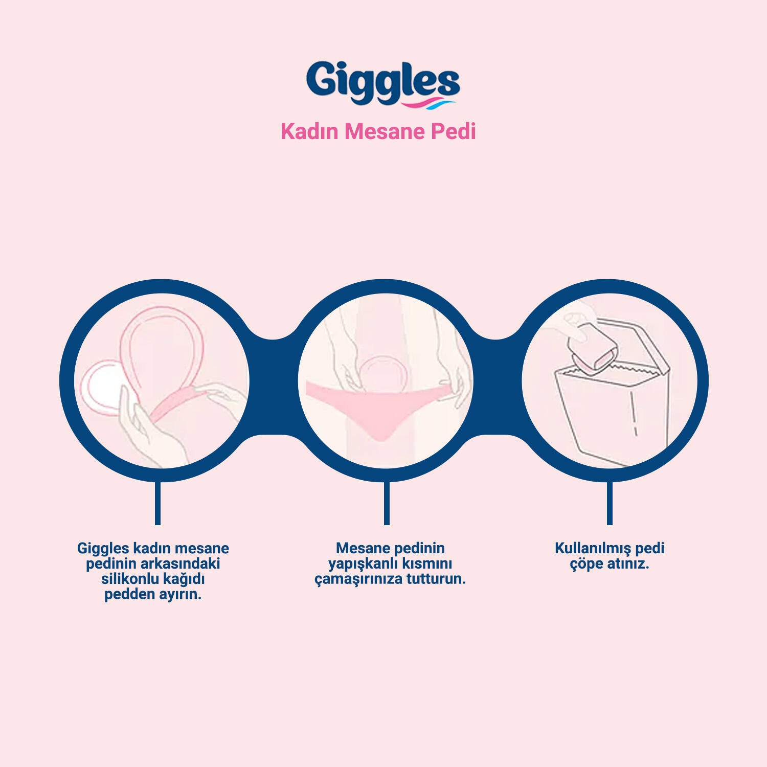 Giggles Kadın Mesane Pedi L-Large Beden 10 Adet