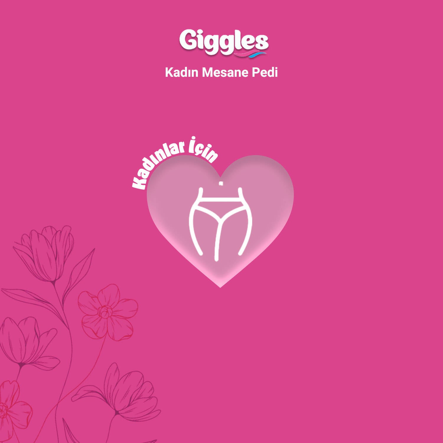 Giggles Kadın Mesane Pedi L-Large Beden 20 Adet
