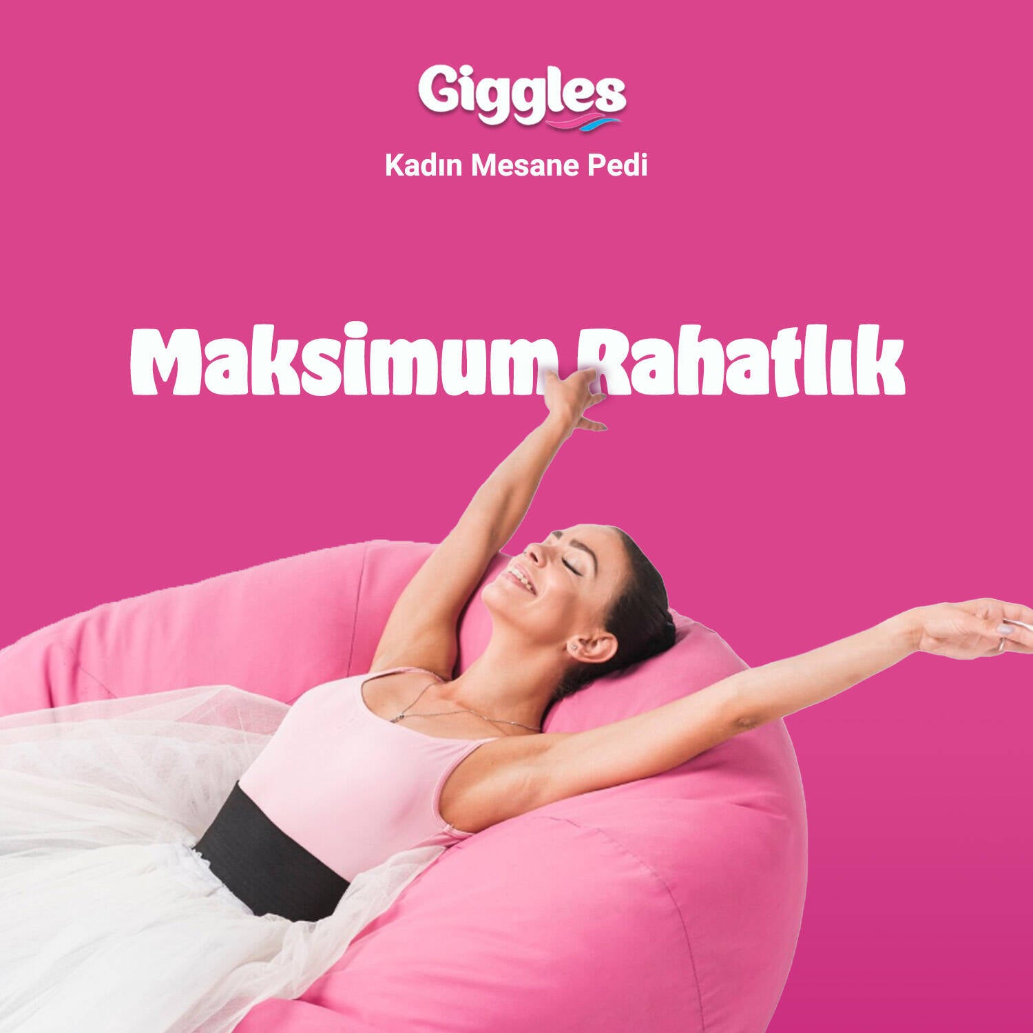 Giggles Kadın Mesane Pedi L-Large Beden 40 Adet