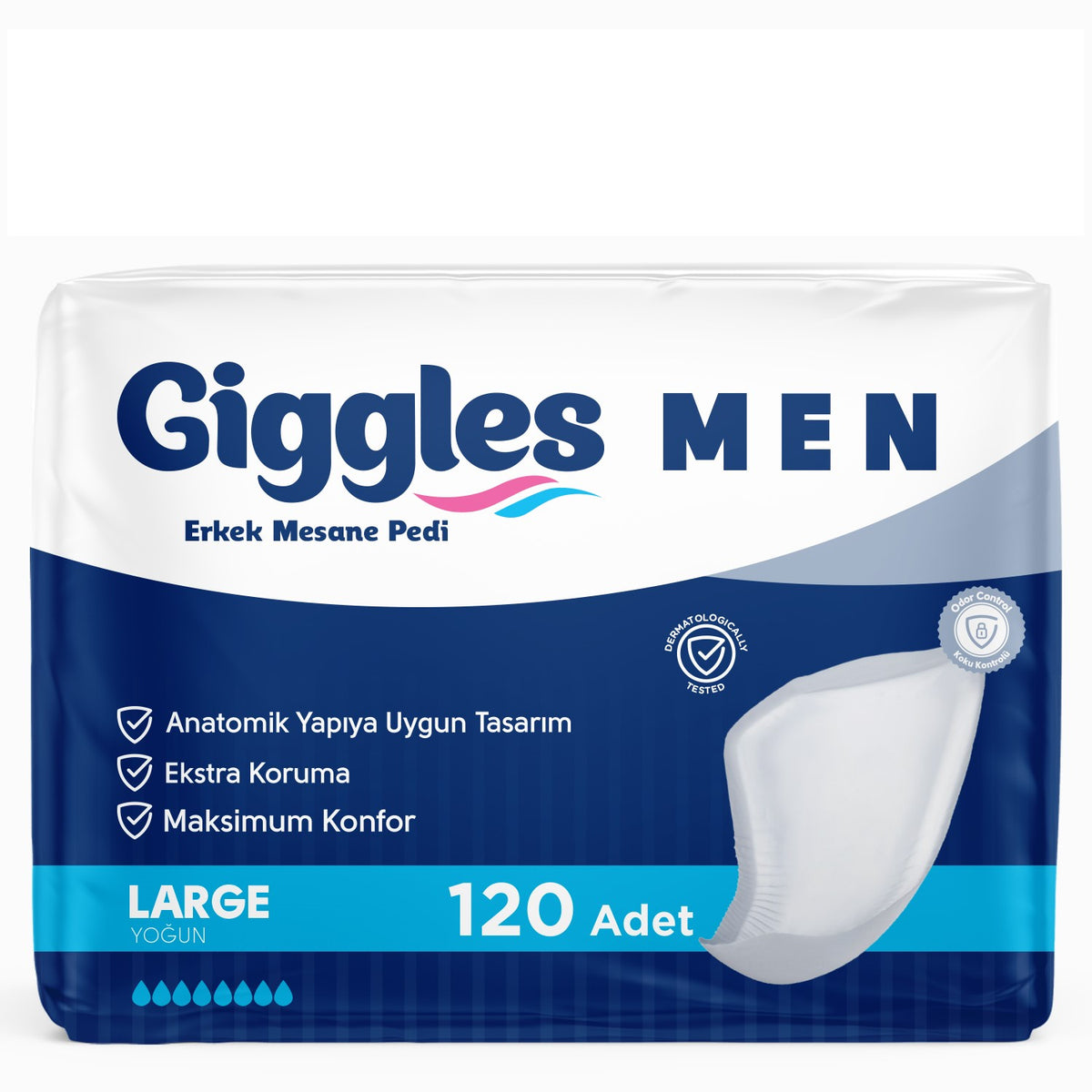 Giggles Mesane Pedi Erkek L-Large Beden 120 Adet