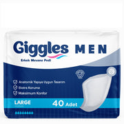 Giggles Mesane Pedi Erkek L-Large Beden 40 Adet