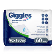 Giggles Yatak Koruyucu Örtü  90x180 Cm 60 Adet
