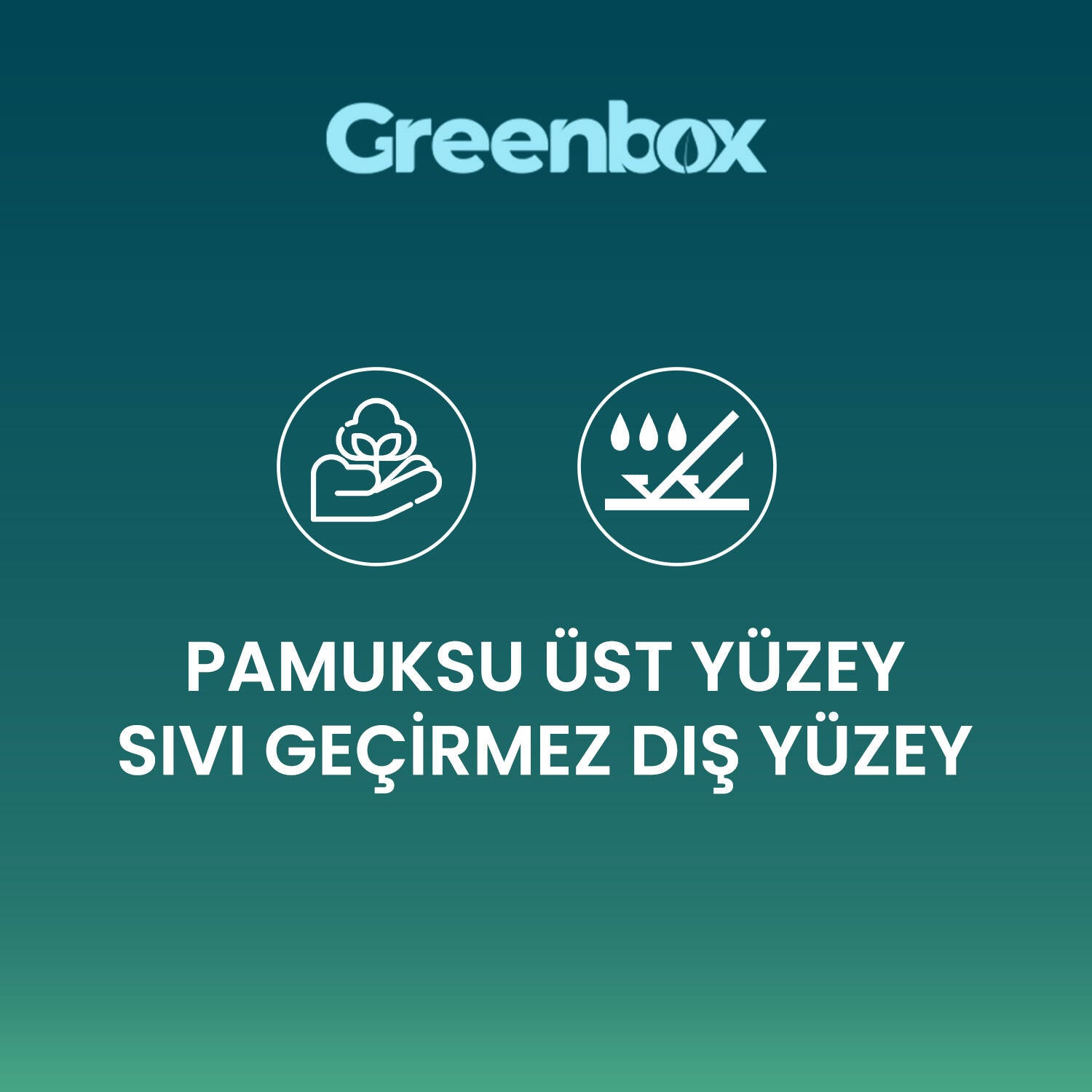 Greenbox Yatak Koruyucu Örtü  60x90 Cm 90 Adet