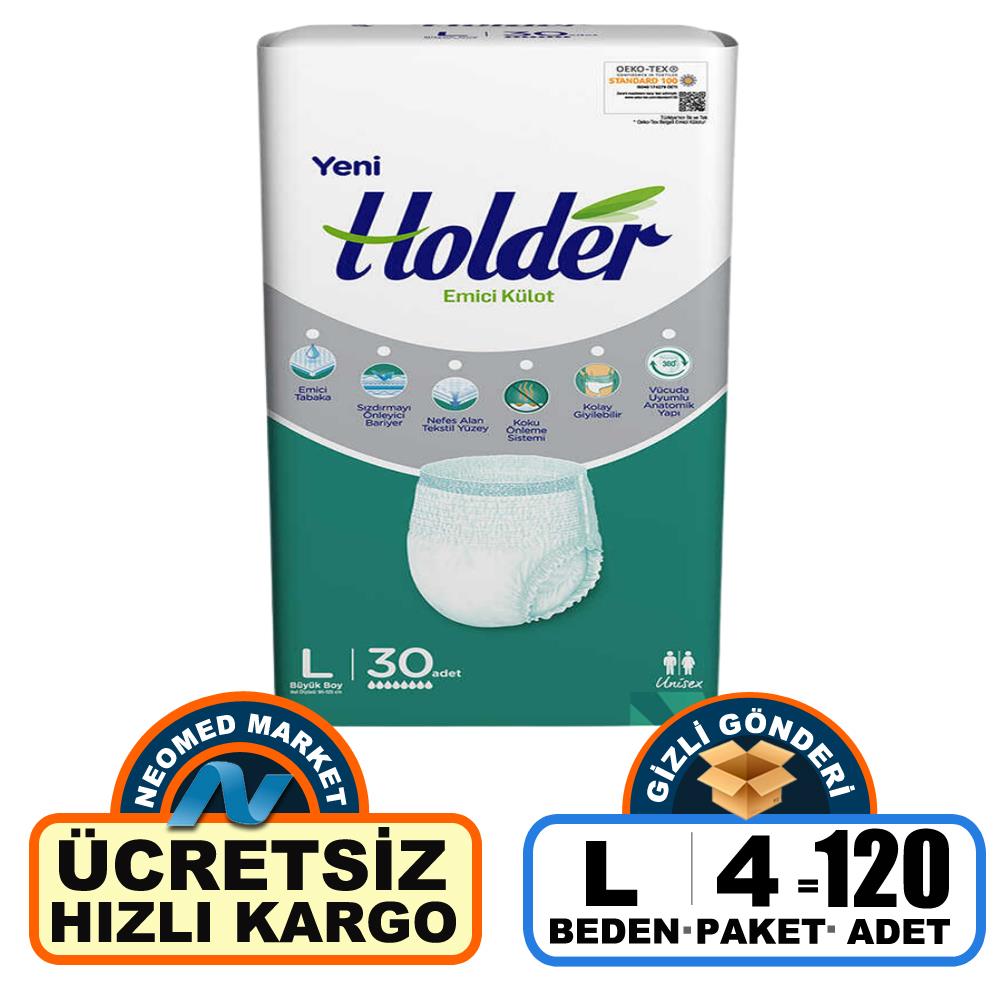 Holder Emici Külot L-Large Beden 120 Adet
