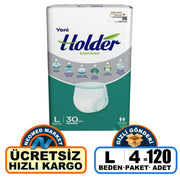 Holder Emici Külot L-Large Beden 120 Adet