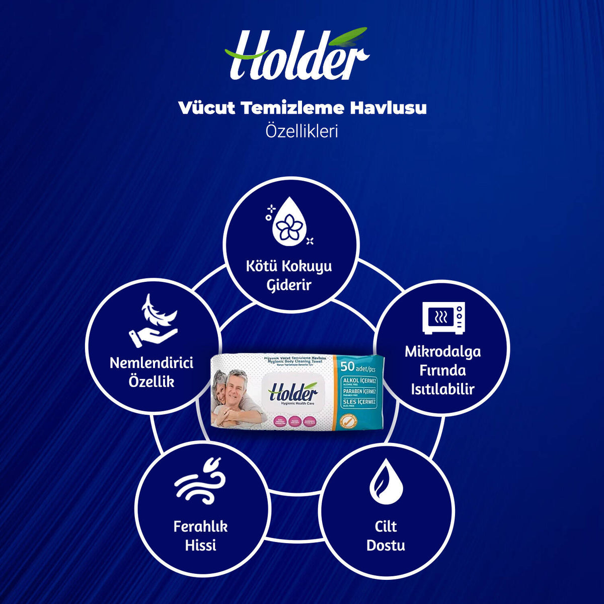 Holder Vücut Temizleme Havlusu 1200 Adet