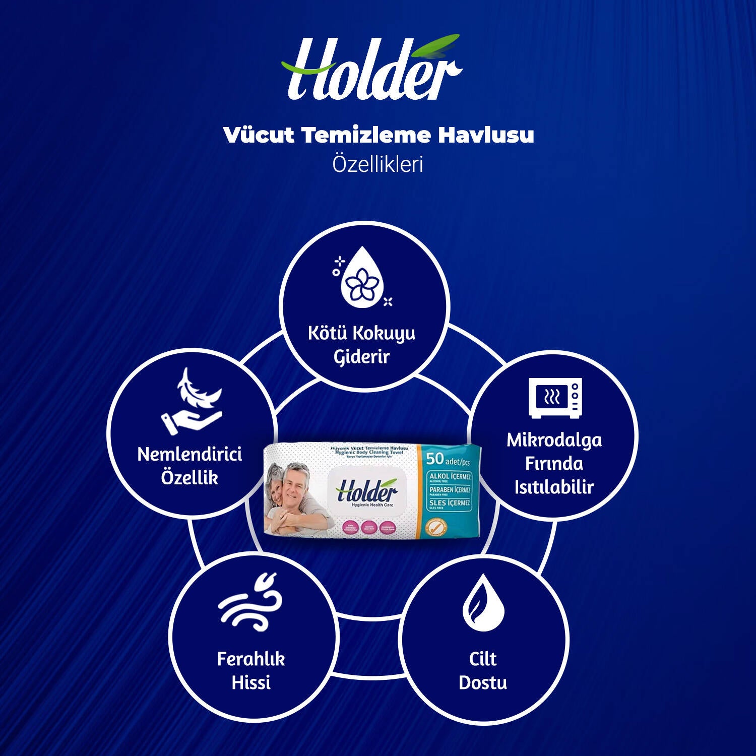 Holder Vücut Temizleme Havlusu 300 Adet