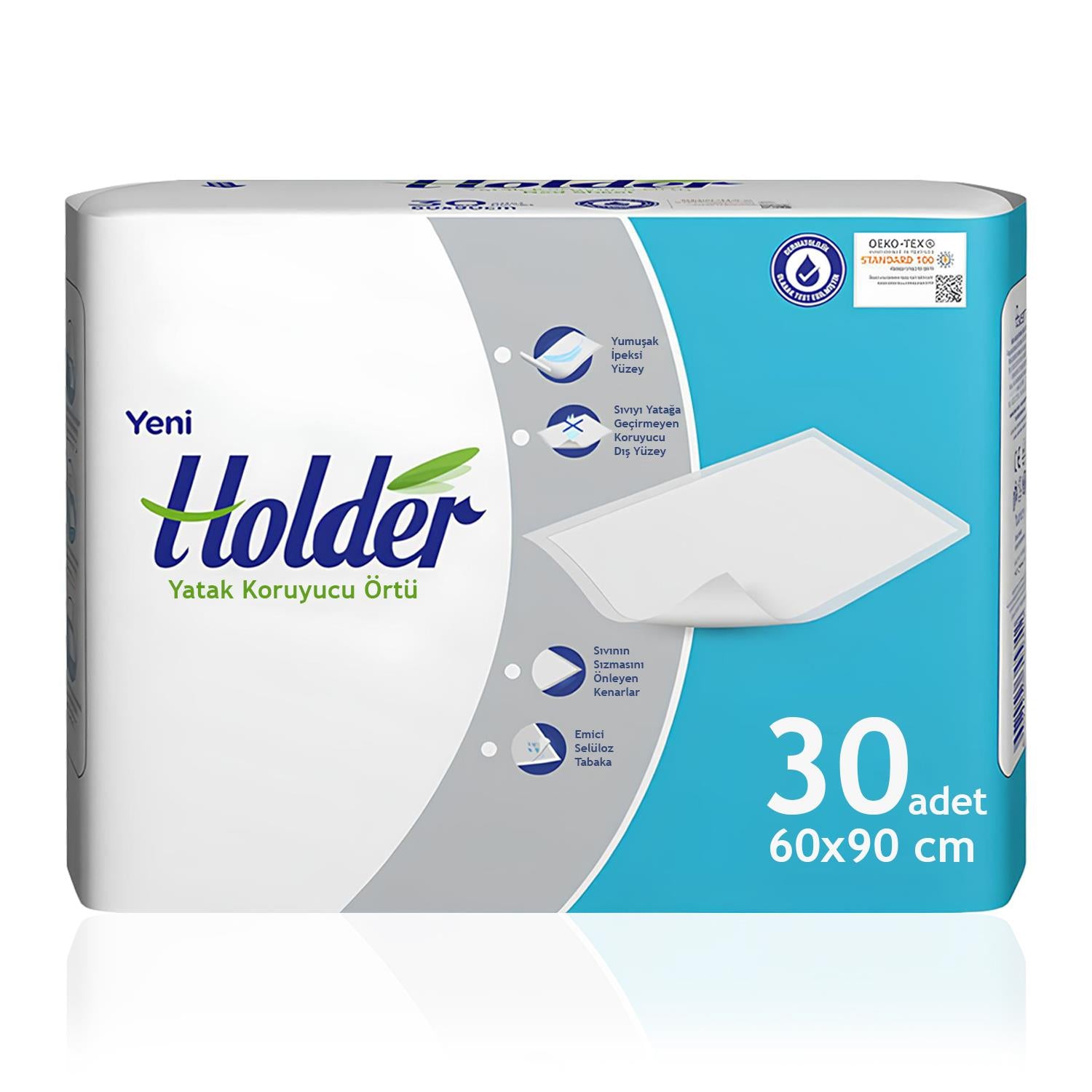 Holder Yatak Koruyucu Örtü 60x90 Cm 30 Adet