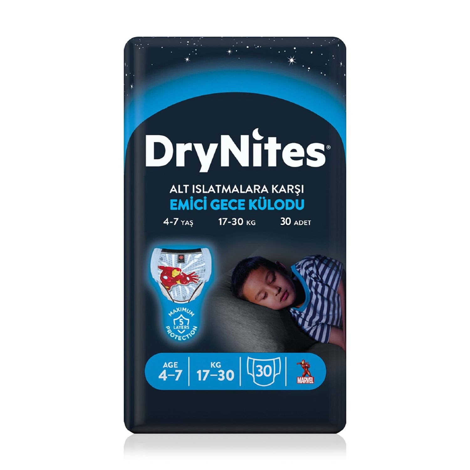 Huggies Drynites Emici Gece Külodu Erkek 4-7 Yaş 30 Adet