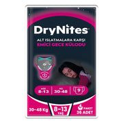 Huggies Drynites Emici Gece Külodu Kız 8-13 Yaş 30-48 Kilo 36 Adet