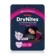 Huggies Drynites Emici Gece Külodu Kız 8-13 Yaş 30-48 Kilo 54 Adet
