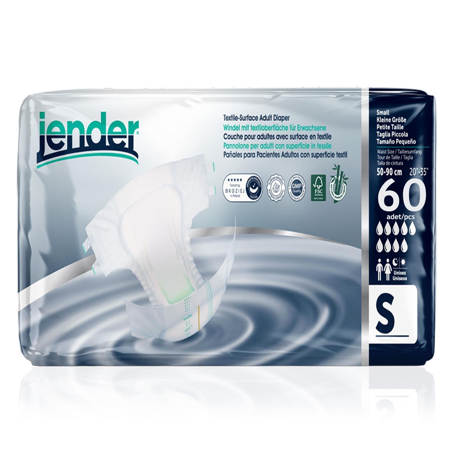 Jender Bel Bantlı Hasta Bezi S-Small Beden 60 Adet