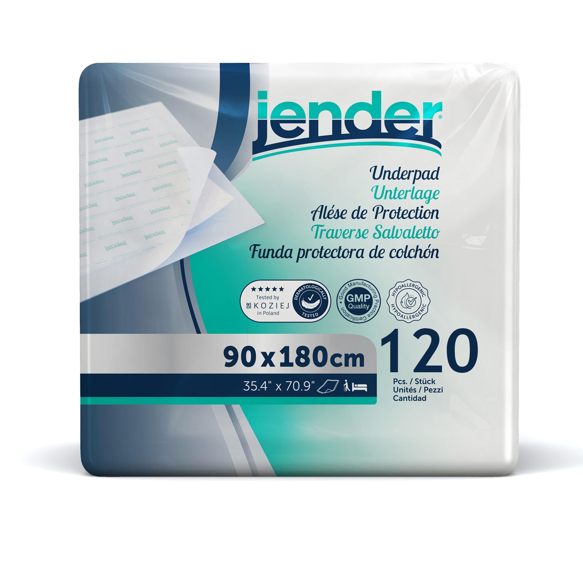 Jender Yatak Koruyucu Örtü 90×180 Cm 120 Adet