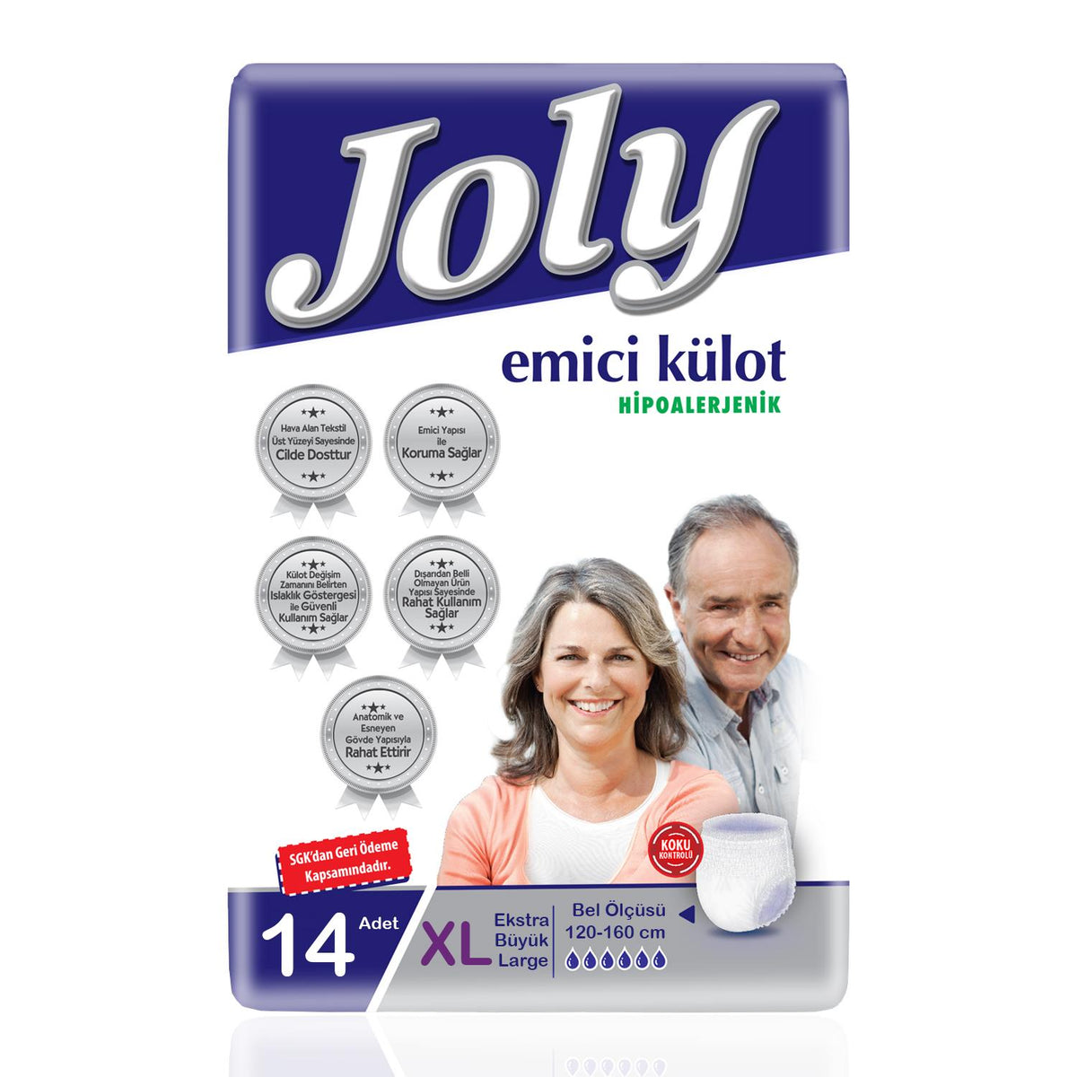 Joly Emici Külot XL-Extra Large Beden 14 Adet