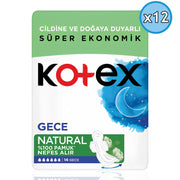 Kotex Natural Ultra Quadro Gece Hijyenik Ped 168 Adet