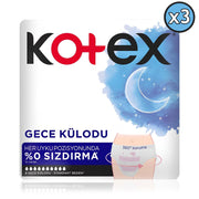 Kotex 2'li Regl Gece Külodu 3 Adet