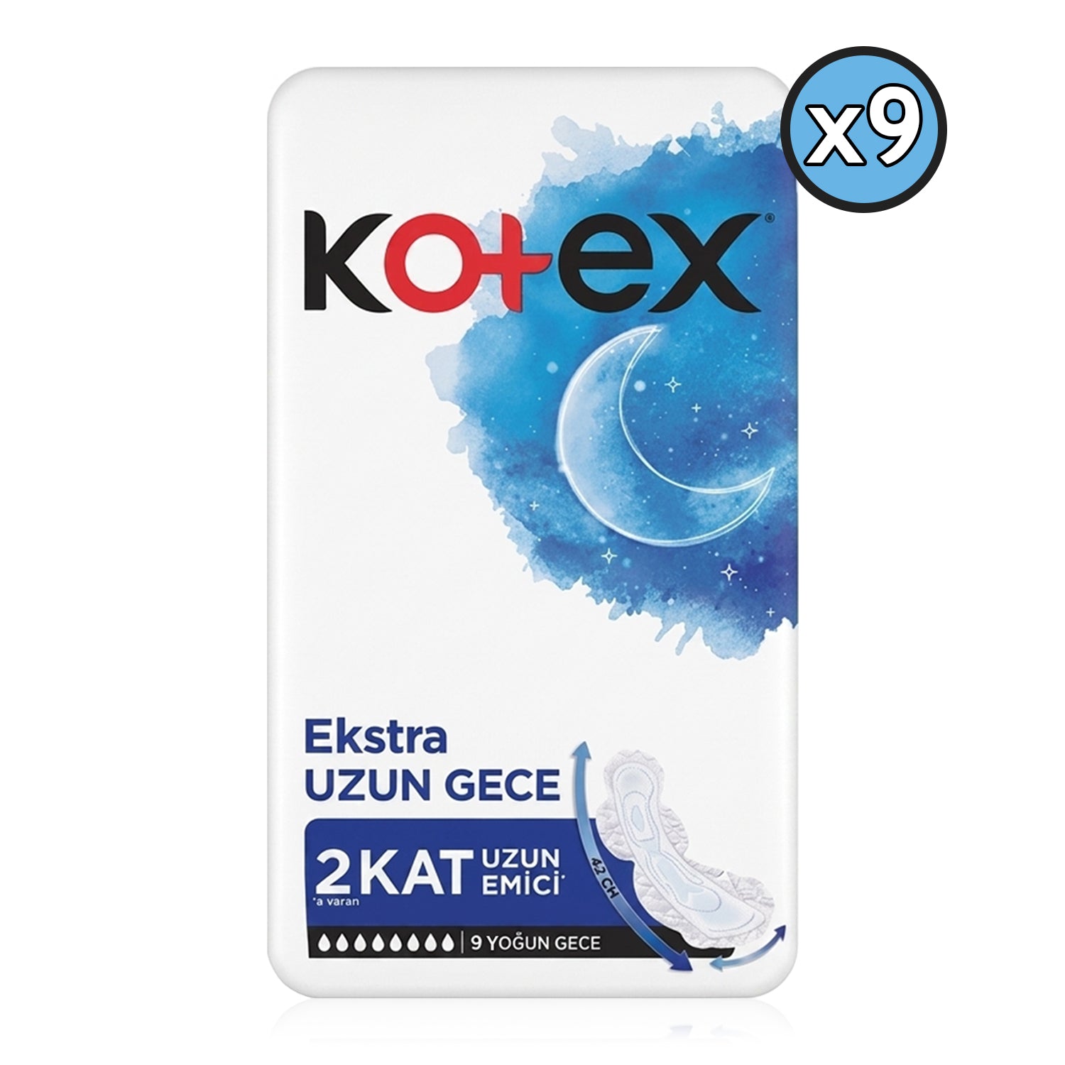 Kotex Ultra 9'lu Ekstra Uzun Gece 9 Adet