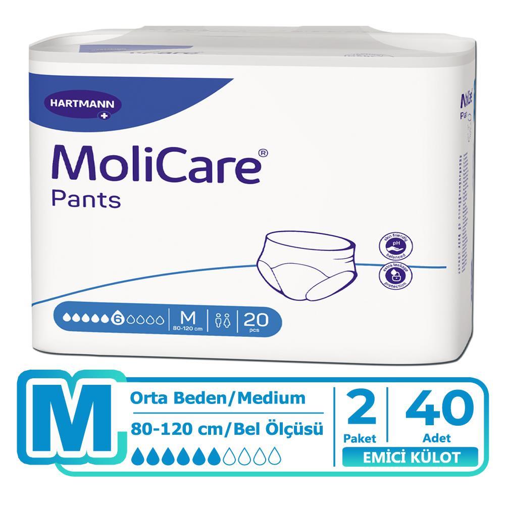 Molicare Emici Külot 6 Damla M-Medium Beden 40 Adet