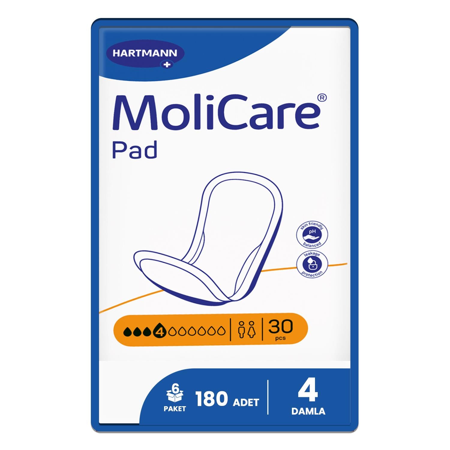 Molicare Pad 4 Damla Mesane Pedi 180 Adet