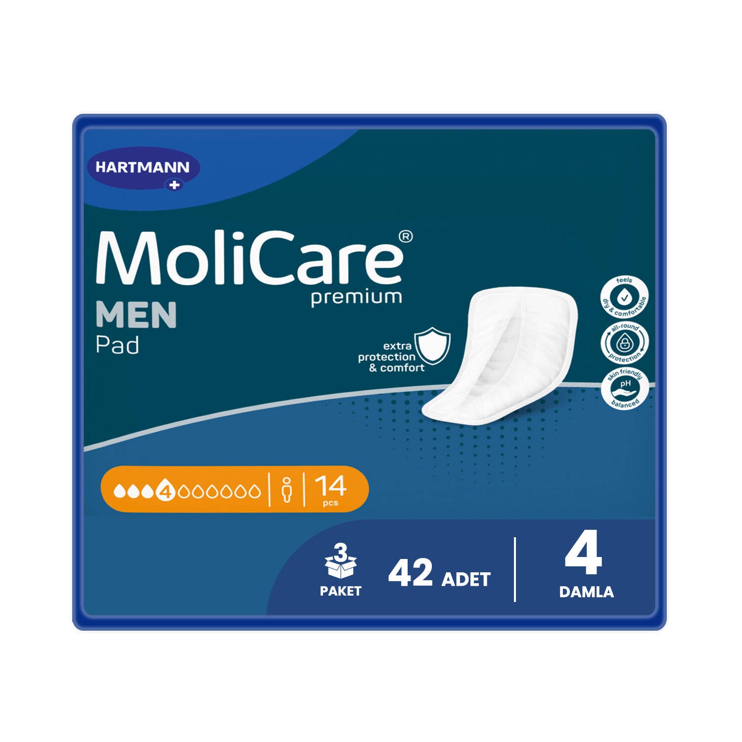 Molicare Premium Men 4 Damla Mesane Pedi 42 Adet