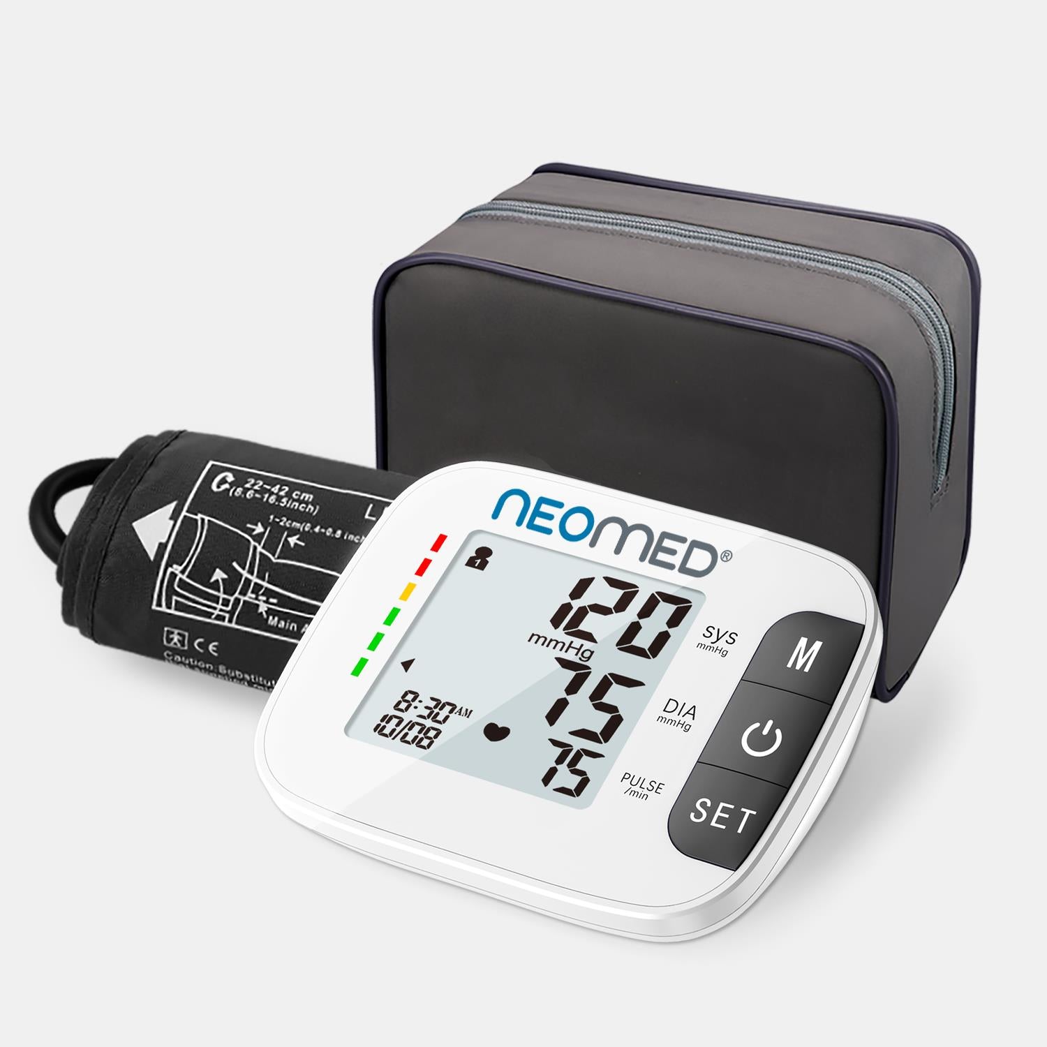 Neomed DBP-1359 Büyük Ekranlı Hafızalı Üstk Koldan Dijital Tam Otomatik Tansiyon Aleti