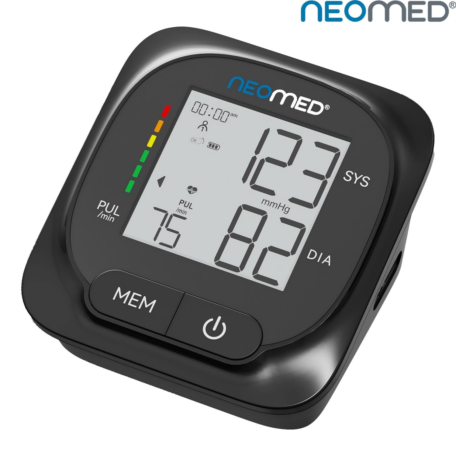 Neomed DBP-6194 Türkçe Konuşan Üst Koldan Işıklı Ekranlı Dijital Tam Otomatik Tansiyon Aleti