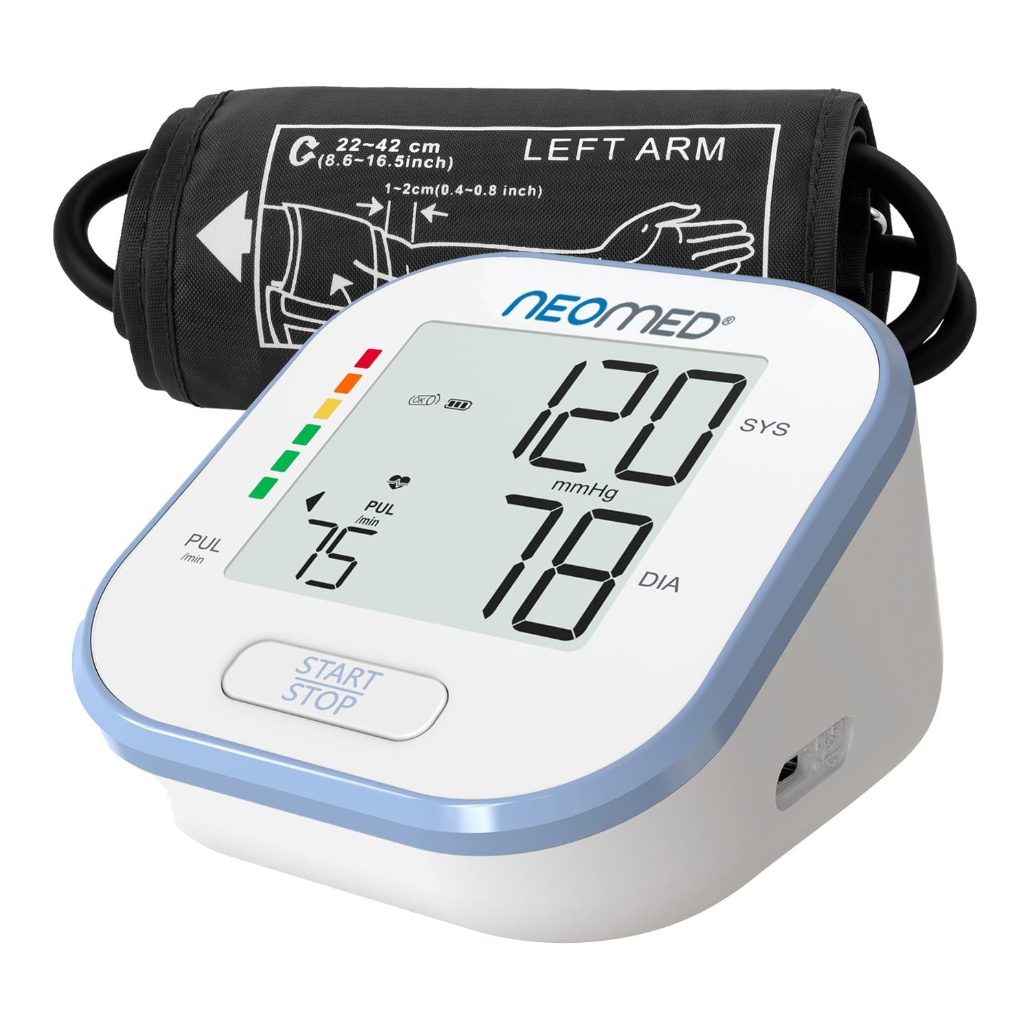 Neomed DBP-61A0 Türkçe Konuşan Tek Tuşla Ölçen Üst Koldan Dijital Tansiyon Aleti