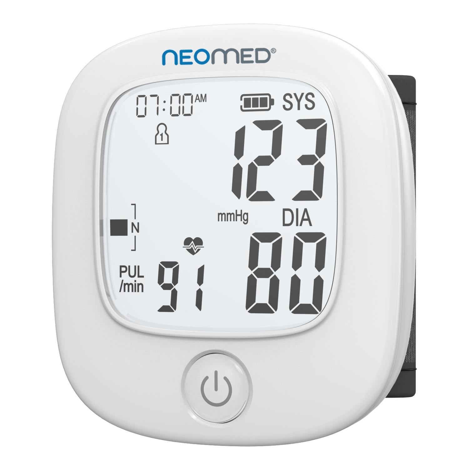 Neomed DBP-8178 Türkçe Konuşan Tek Tuşla Ölçen Işıklı Bilekten Dijital Tam Otomatik Tansiyon Aleti