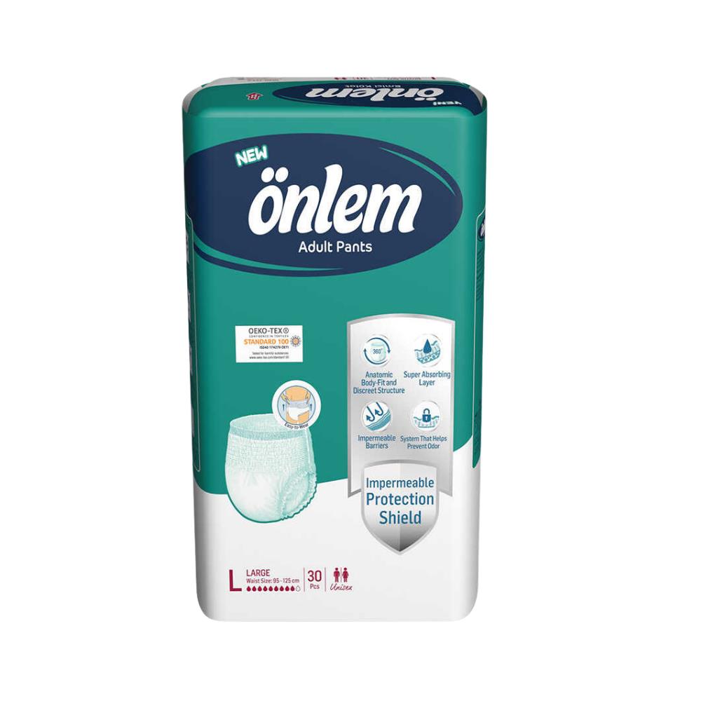 Önlem Emici Külot L-Large Beden 30 Adet