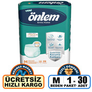 Önlem Emici Külot M-Medium Beden 30 Adet