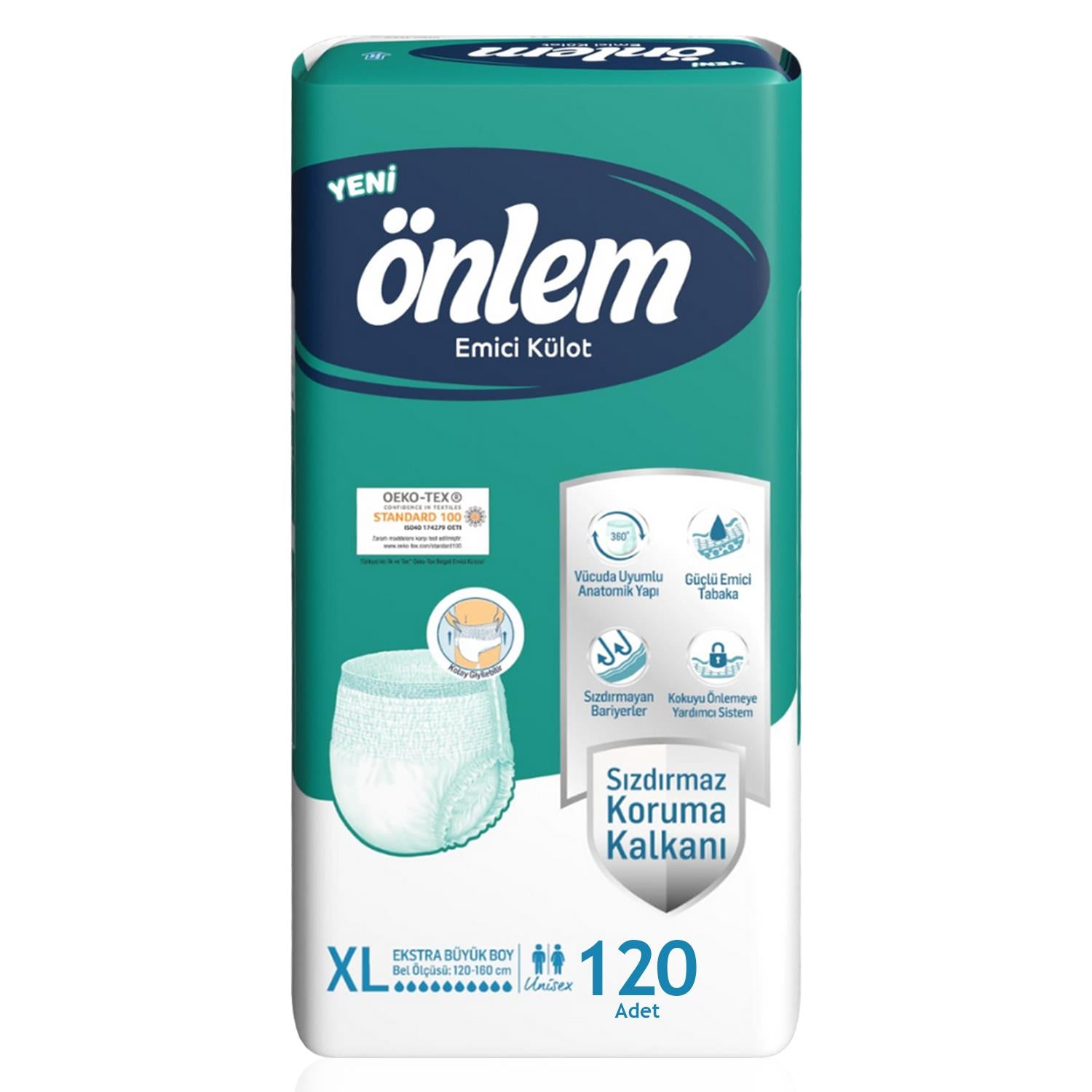 Önlem Emici Külot XL-Extra Large Beden 120 Adet