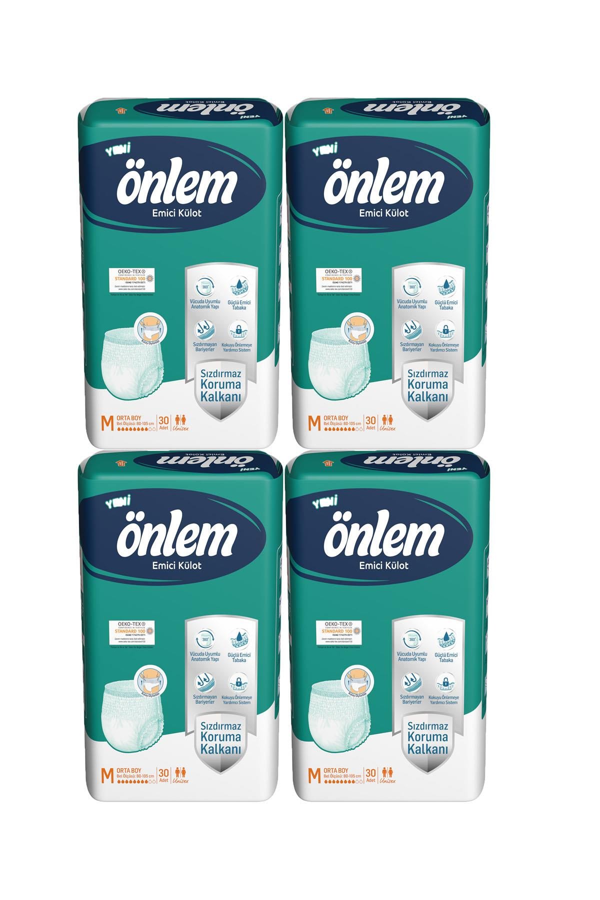 Önlem Emici Külot M-Medium Beden 120 Adet