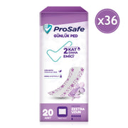 Prosafe 20'li Günlük Ped Ekstra Uzun 36 Adet