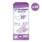 Prosafe 20'li Günlük Ped Ekstra Uzun 48 Adet