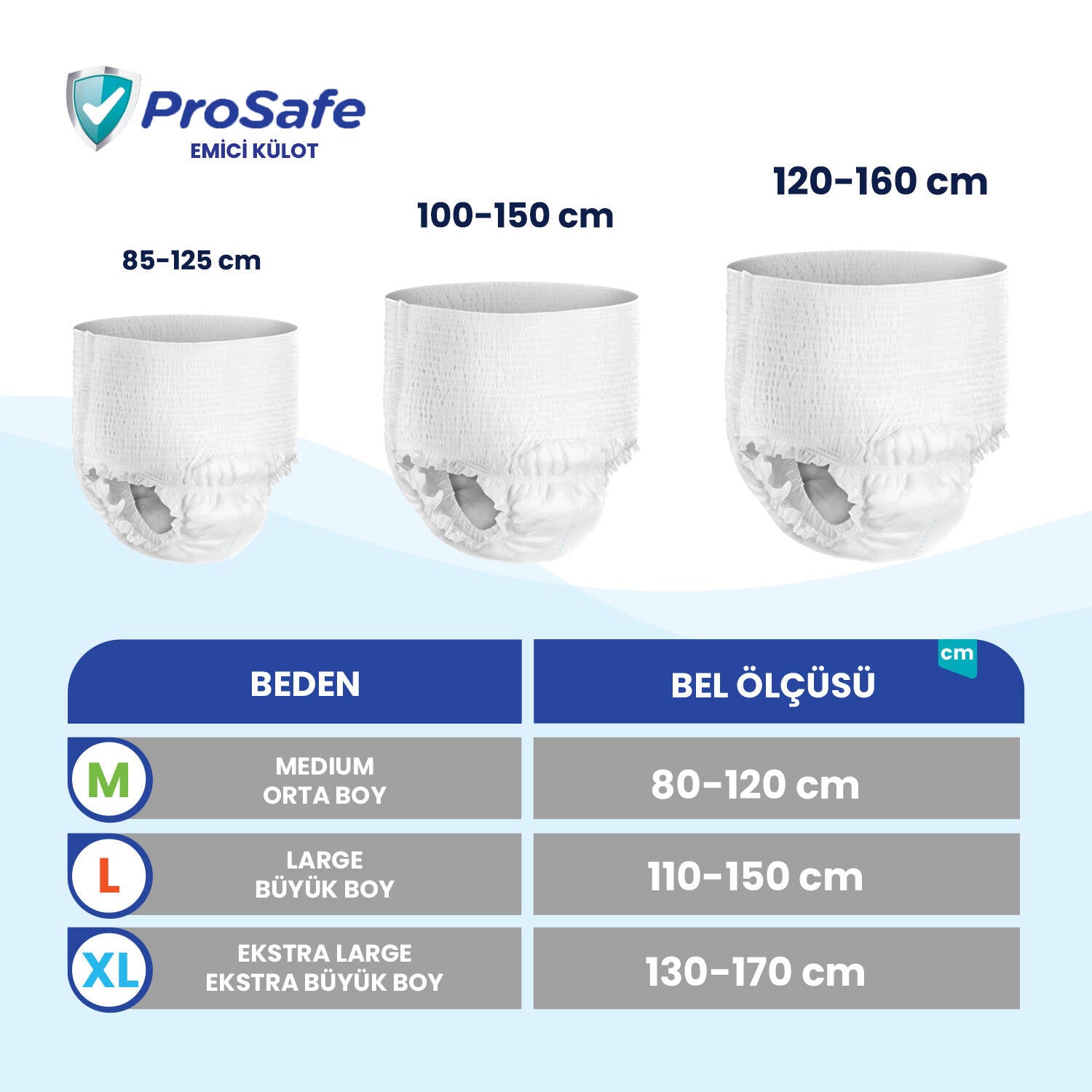 Prosafe Emici Külot XL-Extra Large Beden 60 Adet