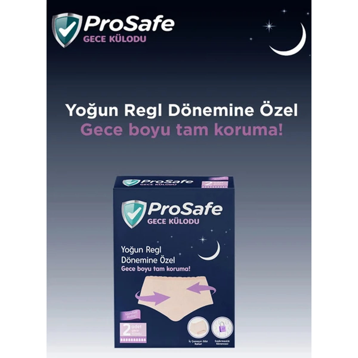 Prosafe 2'li Gece Külodu 16 Adet