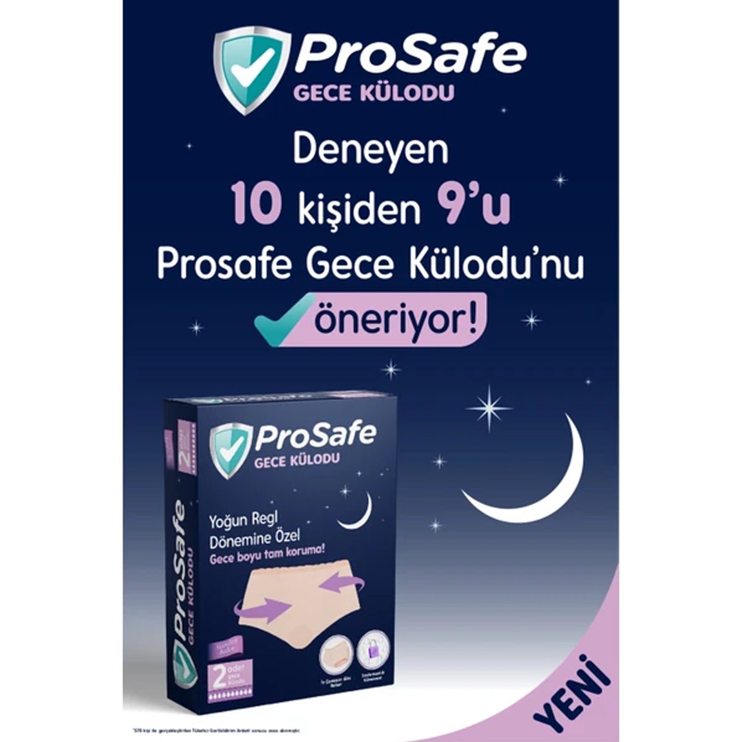 Prosafe 2'li Gece Külodu 48 Adet