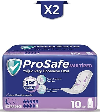 Prosafe Multiped Extra Gece 20 Adet