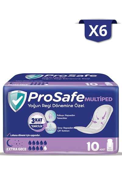 Prosafe Multiped Extra Gece 60 Adet