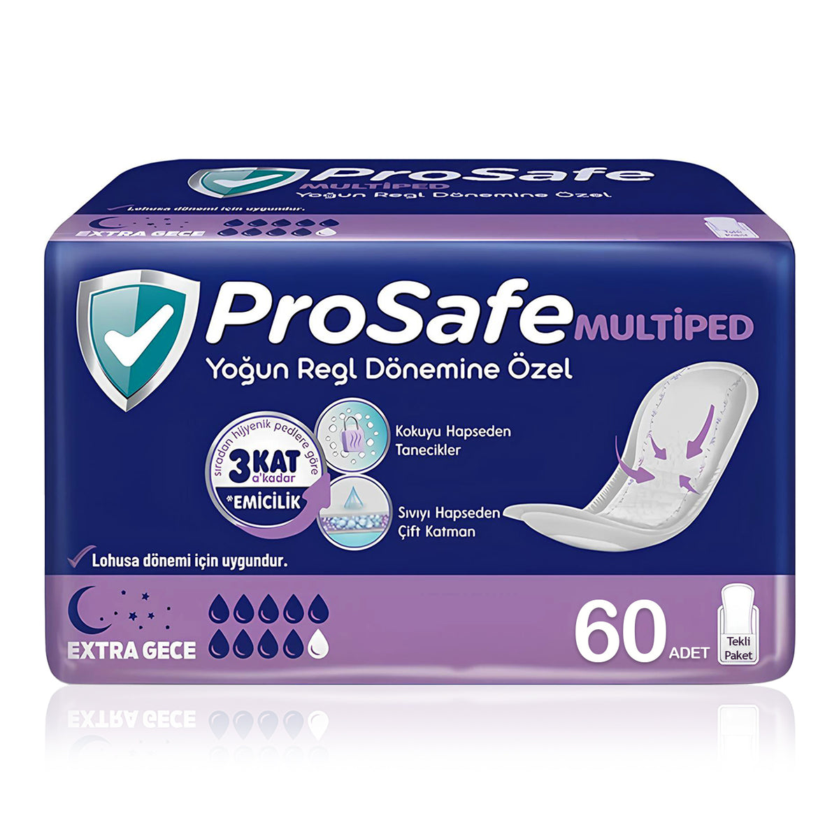 Prosafe Multiped Extra Gece 60 Adet