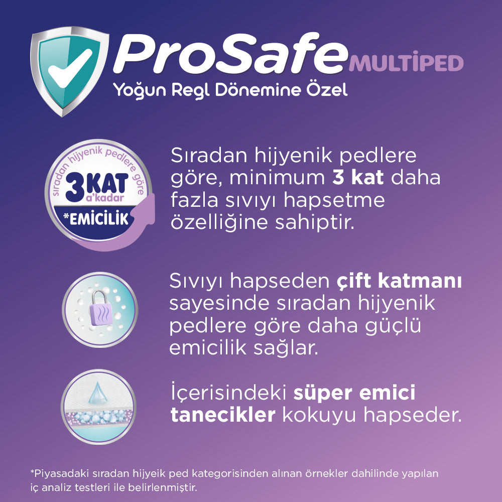 Prosafe Multiped Gece 180 Adet