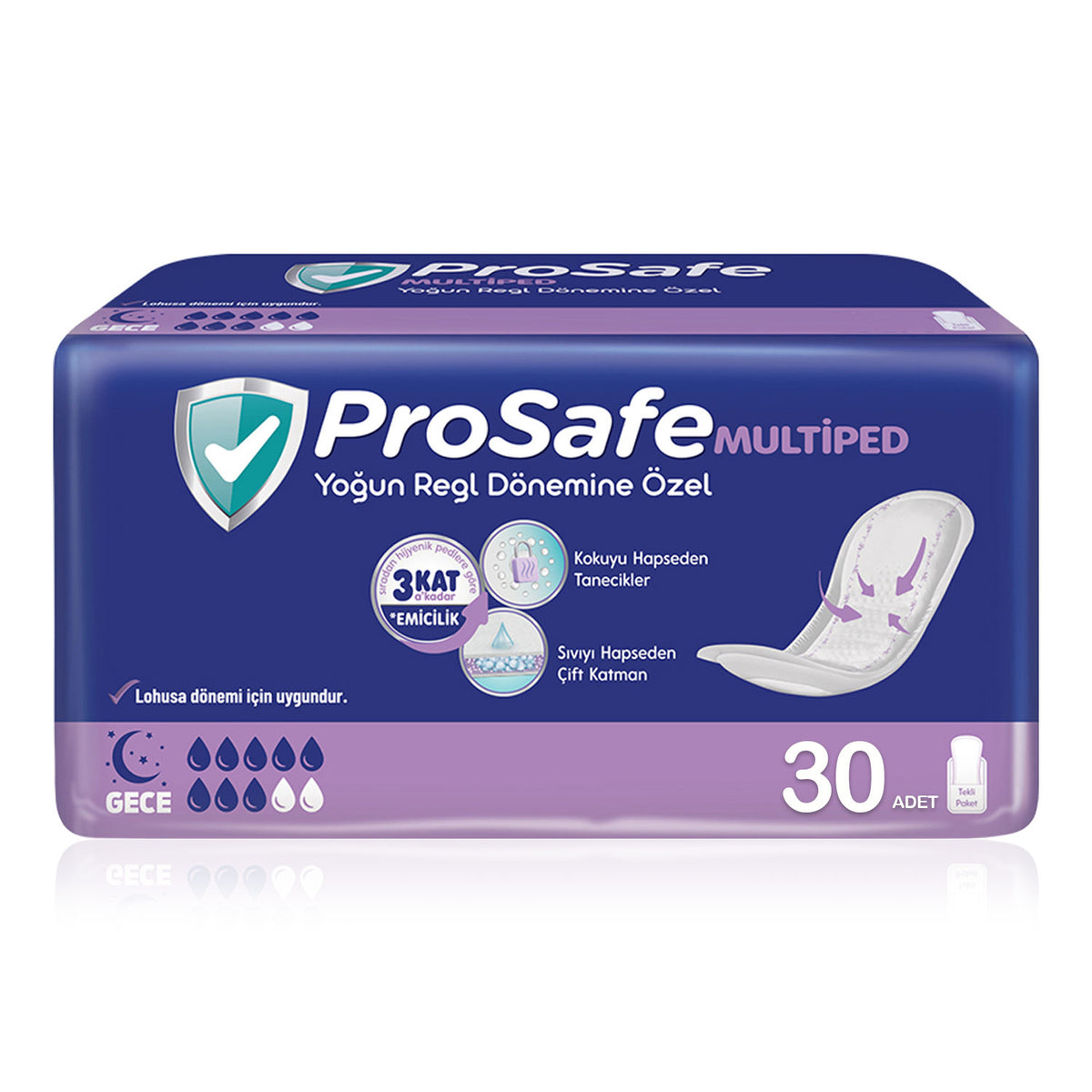 Prosafe Multiped Gece 30 Adet