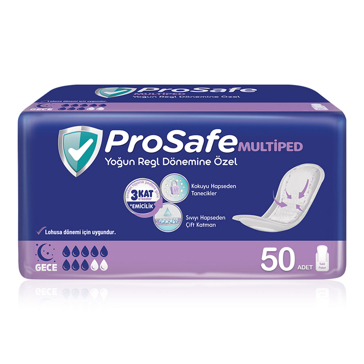Prosafe Multiped Gece 50 Adet