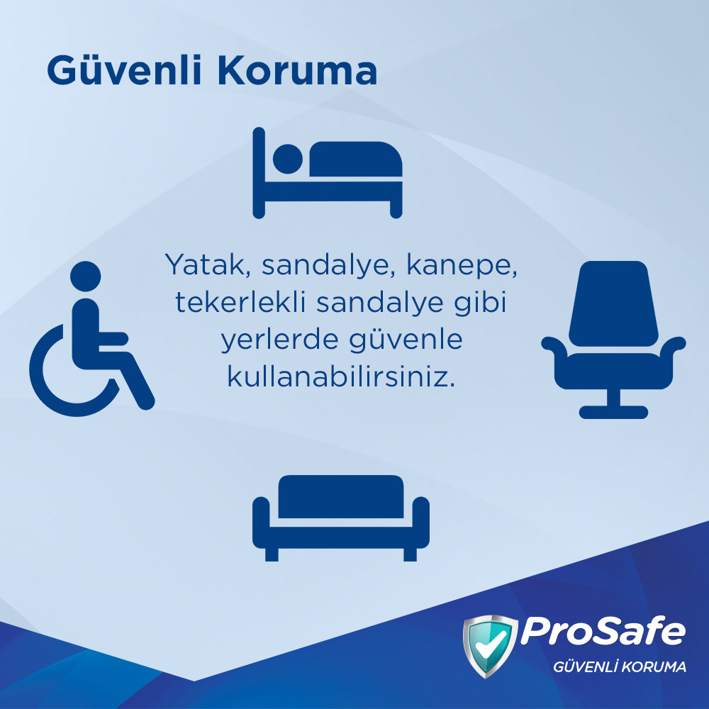 Prosafe Yatak Koruyucu Örtü 60x90 Cm 90 Adet