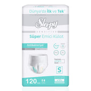 Sleepy Süper Emici Külot S-Small Beden 120 Adet