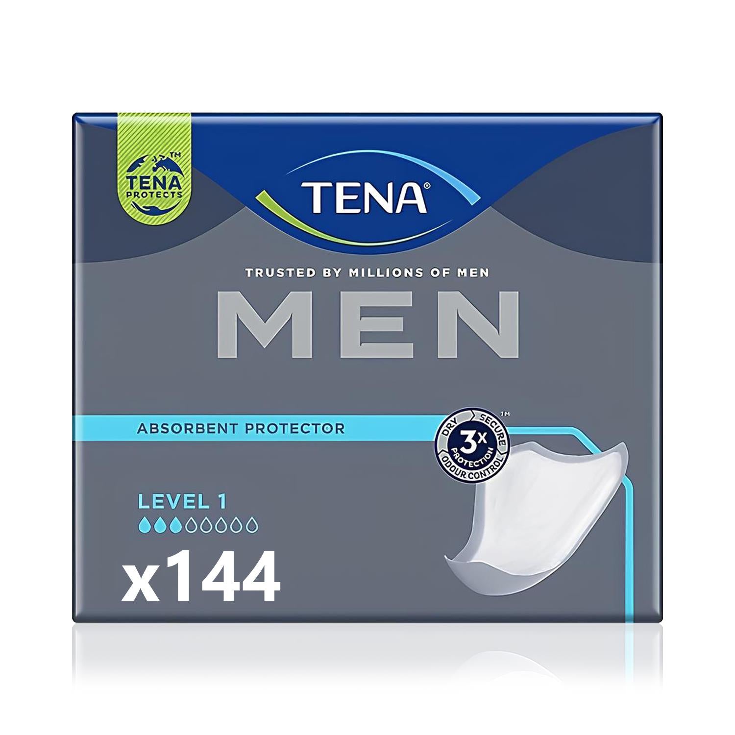 Tena Men Level 1 Erkek Mesane Pedi 144 Adet