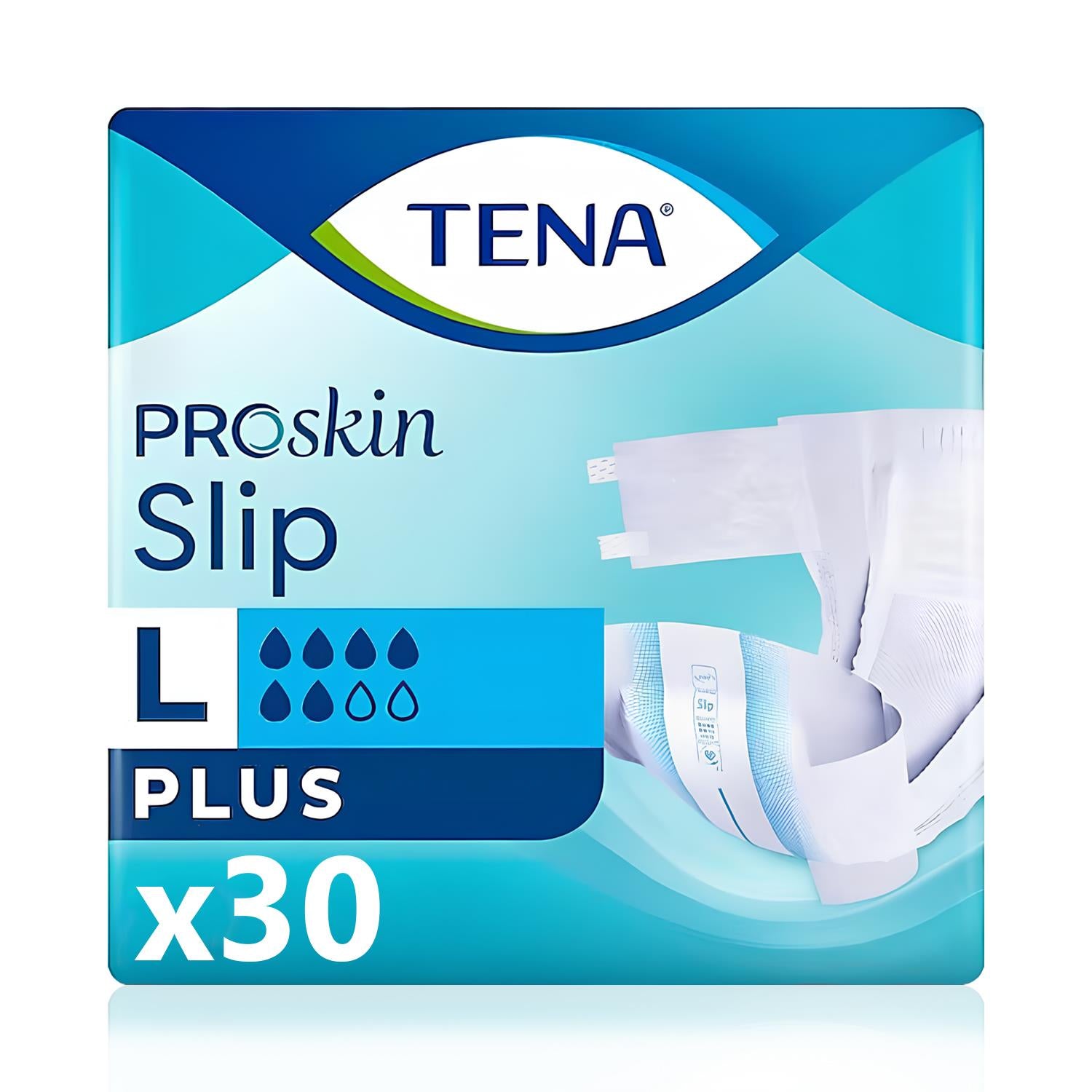 Tena Proskin Slip Plus Belbantlı Hasta Bezi L-Large Beden 30 Adet